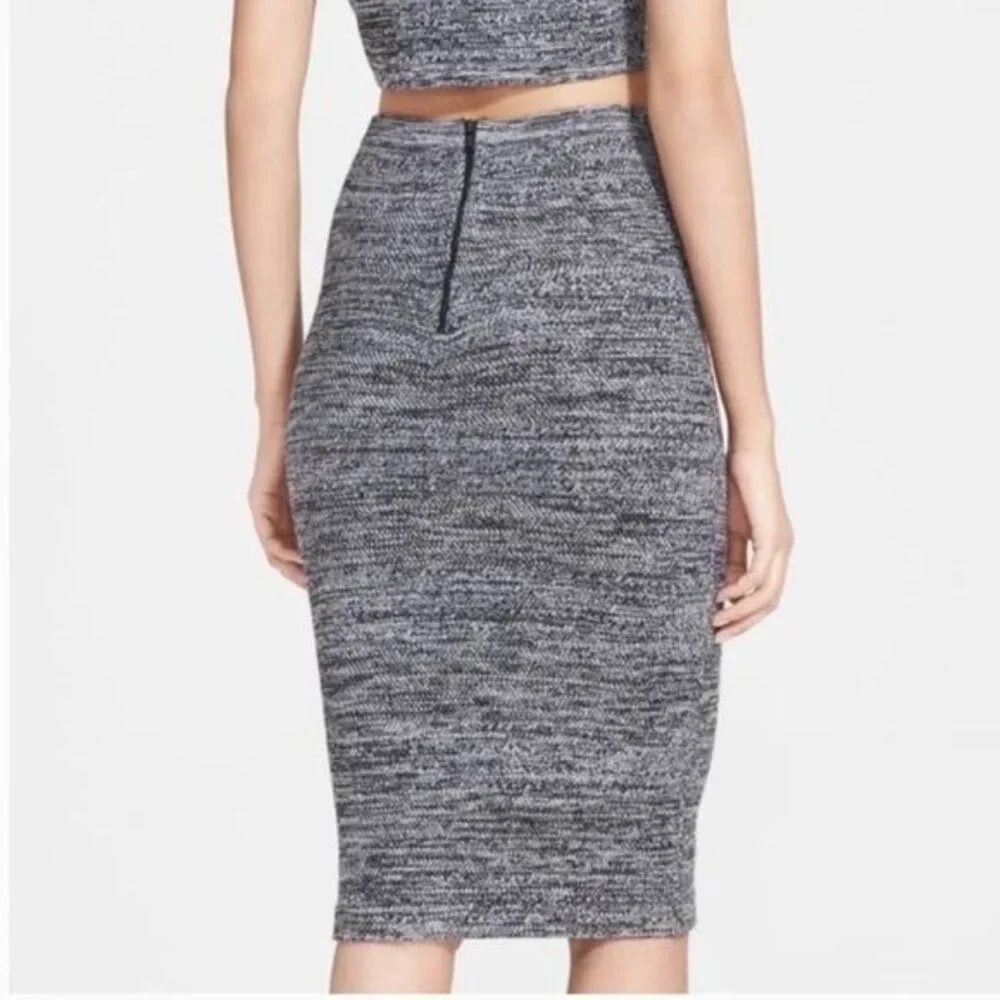 Alice + Olivia Employed Wool Sweater Pencil Skirt size Large